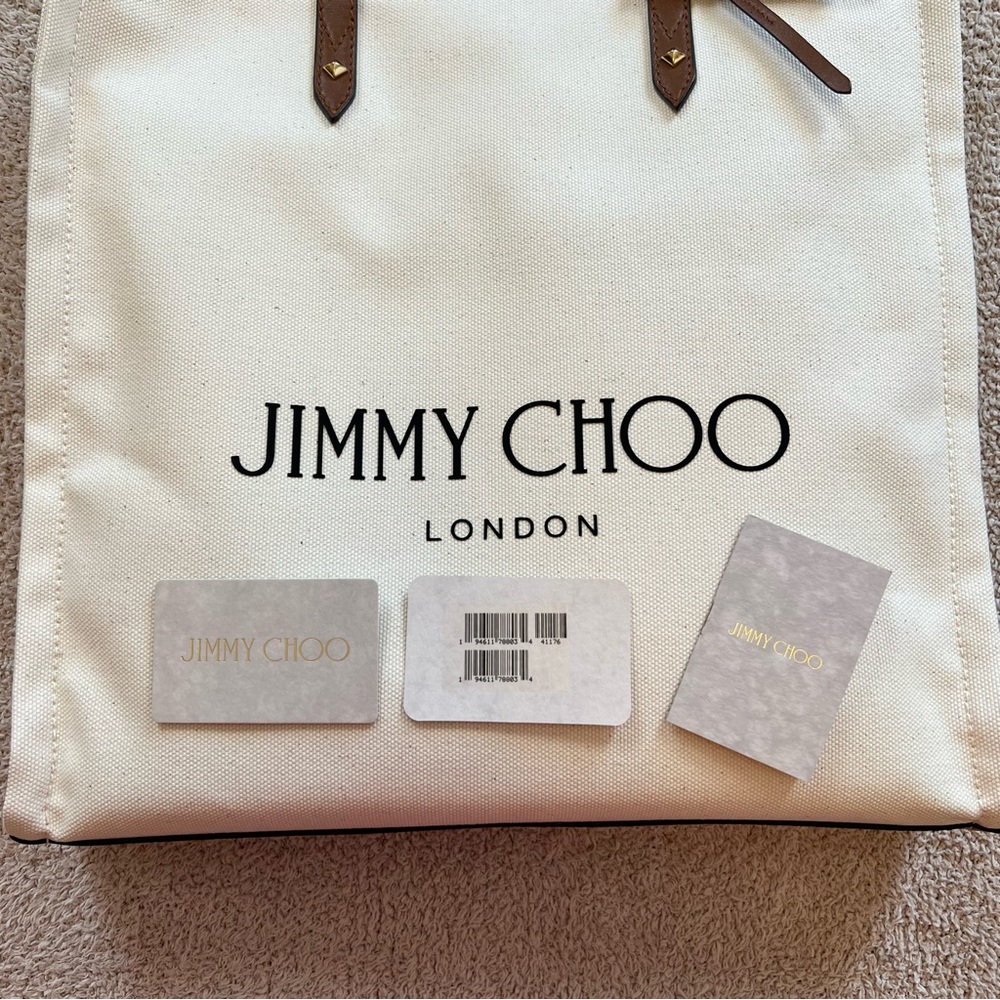 Jimmy Choo canvas tote bag - Picture 7 of 16